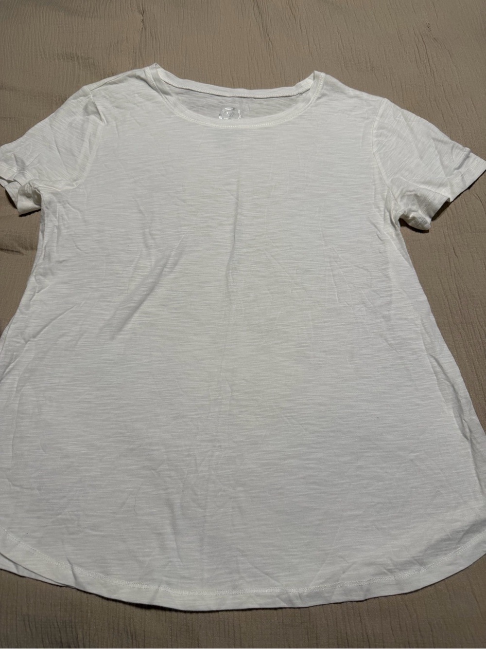 Maurices 24/7 Women's White Short-Sleeve Tee